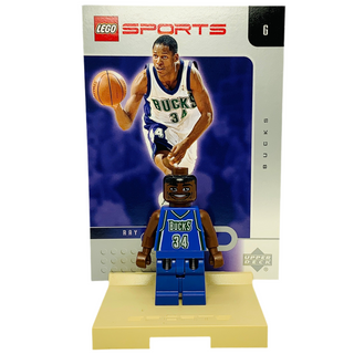 NBA Ray Allen - Milwaukee Bucks #34, nba005 Minifigure LEGO®