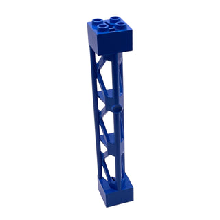 Support 2x2x10 Girder Triangular Vertical Type 4, Part# 95347 Part LEGO® Blue 1 Part