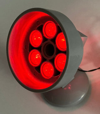 LED Light-Up Ground Spotlight, DIY System, ACC02-DC Custom Parts United Brick Co® Red