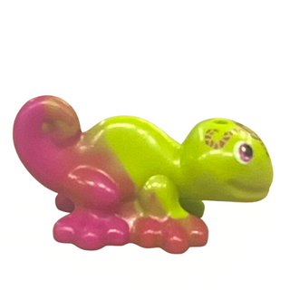 Chameleon, Friends Style with Marbled Magenta, (Elves Hidee), 15678pb03 - LEGO® Elves Animal Minifigure LEGO®