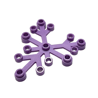 Plant Leaves 6x5, Part# 2417 Part LEGO® Medium Lavender 1 Part