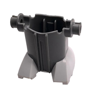 Sports Promo Figure Base with Very Light Bluish Gray Feet, Part# 48379c03 Part LEGO® Dark Bluish Gray Very Good