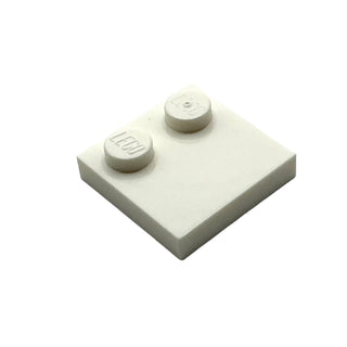 Tile, Modified 2 x 2 with Studs on Edge, Part# 33909 Part LEGO® White
