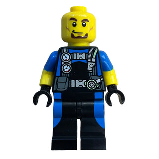 Scuba Diver, Male, Blue, cty0617 - LEGO® City Minifigure Minifigure LEGO®