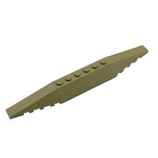 Wedge 2 x 16 Triple, Part# 30382 Part LEGO® Olive Green