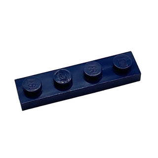 Plate 1x4, Part# 3710 Part LEGO® Dark Blue 1 Part