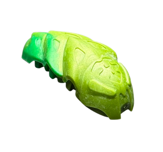 Bionicle Rahkshi Kraata Stage 1 with Marbled Pattern, Part# kraata1 Part LEGO® Metallic Green Head (Green Tail)