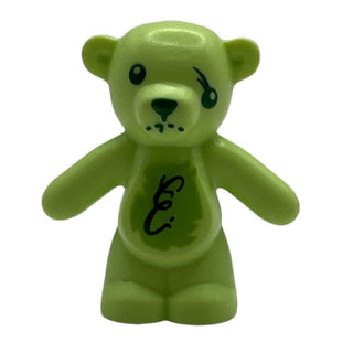 Teddy Bear with Script E on Stomach, Damaged Eye Pattern LEGO® Animals LEGO®