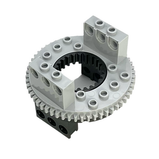 Technic Turntable 56 Tooth Extended Arms with Light Bluish Gray Top (2856 / 2855) Part# 2856c03 Part LEGO® Very Good