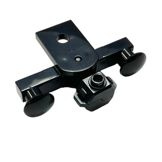 Train Buffer Beam with Sealed Magnets - Type 3 (Flat Closed Bottom), Part# 29085c01 Part LEGO® Very Good - Black  