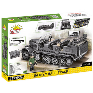 Sd.Kfz. 7 Half-Track, WWII: COBI Set #2275 Building Kit Cobi Toys