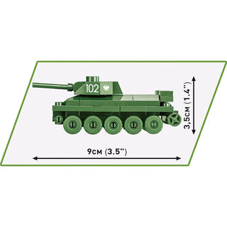 T-34/76 Tank 1:72 Scale, WWII: COBI Set #3088 Building Kit Cobi Toys