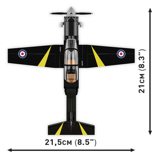 Beechcraft T-6 Texan II Turboprop Black Plane: Cobi Set #26626 Building Kit Cobi Toys