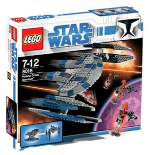 8016 - Hyena Droid Bomber - EMPTY BOX ONLY Empty Box LEGO®