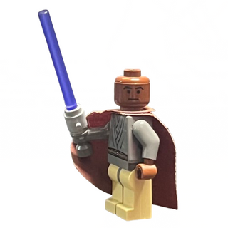 Mace Windu, sw0133, LEGO® Star Wars Minifigure Minifigure LEGO® Used Glued (Trans-Dark Purple Blade)