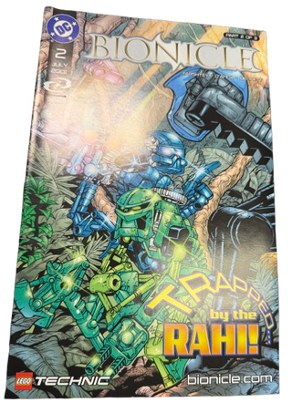 Bionicle Comics Books LEGO® Bionicle #2 July 2001 Trapped by the Rahi! [biocom02]
