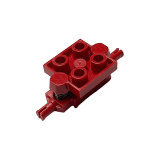 Vehicle, Spring Wheels Holder 2 x 2, Part# 2484c01 Part LEGO® Red Very Good