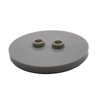 Tile, Round 4 x 4 with 2 Hollow Studs, Part# 32627 Part LEGO® Light Bluish Gray
