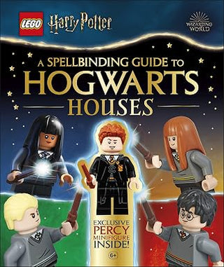 A Spellbinding Guide to Hogwarts Houses: With Exclusive Percy Weasley Minifigure, hp375 - LEGO® Harry Potter Book