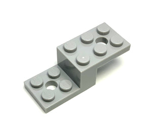 Bracket 5x2x1 1/3 with 2 Holes, Part# 11215 Part LEGO® Light Bluish Gray  