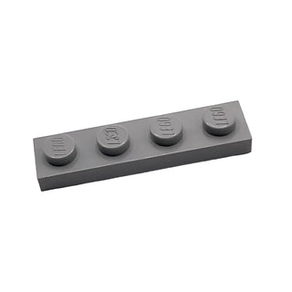 Plate 1x4, Part# 3710 Part LEGO® Light Gray 1 Part