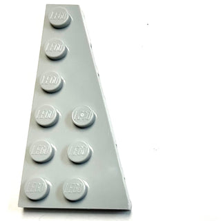 Wedge, Plate 6 x 3 Right, Part# 54383 Part LEGO® Light Bluish Gray
