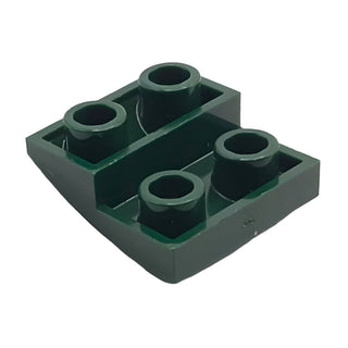 Slope, Curved 2 x 2 x 2/3 Inverted, Part# 32803 Part LEGO® Dark Green