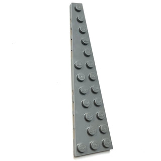 Wedge, Plate 12 x 3 Left, Part# 47397 Part LEGO® Dark Bluish Gray