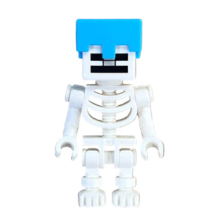 Skeleton, Medium Azure Helmet, min178 - LEGO® Minecraft Minifigure