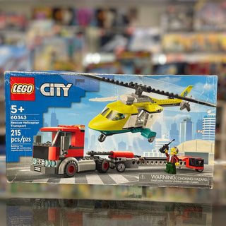 Rescue Helicopter Transport, 60343 - LEGO® City Set Building Kit LEGO®
