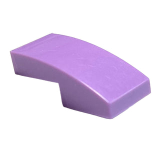 Slope, Curved 2 x 1 x 2/3, Part# 11477 Part LEGO® Medium Lavender 1 Part