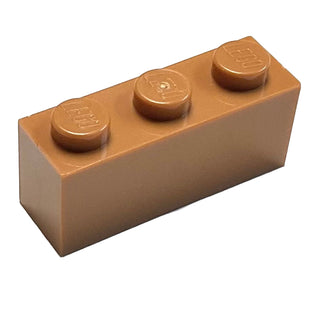 Brick 1x3, Part# 3622 Part LEGO® Medium Nougat