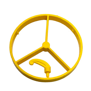 LEGO® Minifigure, Plume Feather Wheel, 3 on Spure, Part# 4502 Part LEGO® Yellow Only Small Plume Feather