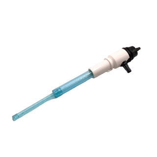Minifigure, Utensil Cylinder with Trans-Light Blue Water Extension and Black Handle, Part# 41815c01 Part LEGO® White