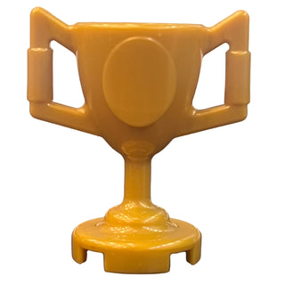 Minifigure, Utensil Trophy Cup, Part# 89801 Part LEGO® Pearl Gold