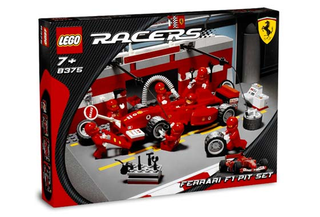 Ferrari F1 Pit Set, 8375 - LEGO® Racers Set Building Kit LEGO®