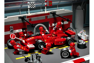 Ferrari F1 Pit Set, 8375 - LEGO® Racers Set Building Kit LEGO®