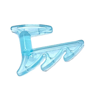 Minifigure, Weapon Blade with Bar Handle and Spikes, Part# 11601 Part LEGO® Trans-Light Blue