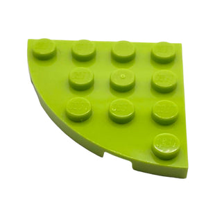 Plate Round Corner 4x4, Part# 30565 Part LEGO® Lime