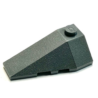 Wedge 4 x 2 Triple Left, Part# 43710 Part LEGO® Dark Bluish Gray