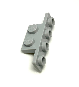Bracket 1x2 - 1x4 with Rounded Corners, Part# 2436b Part LEGO® Light Bluish Gray  