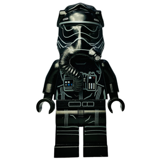First Order TIE Fighter Pilot, sw0672 (Two Lines on Helmet) Minifigure LEGO® Like New