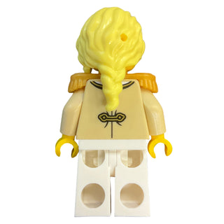 Camilla - Admiral's Daughter, Tan Coat, White Legs, Pearl Gold Epaulettes, idea228 Minifigure LEGO®