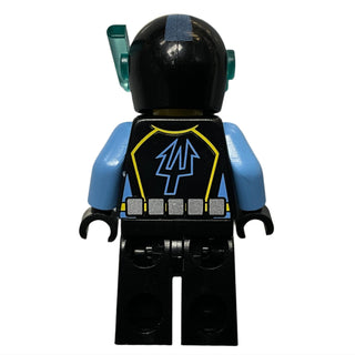 Aquaraider Diver 6 with Black Flippers, aqu025 Minifigure LEGO®