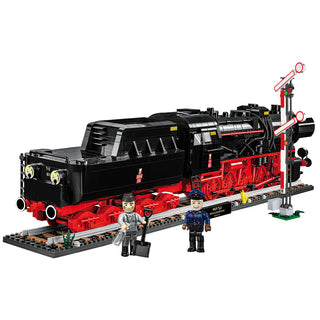 DR BR 52 Steam Locomotive & Railway Semaphore Train Engine: COBI Set #6287 Building Kit Cobi Toys