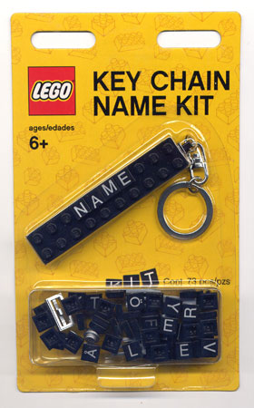 Key Chain Name Kit blister pack, 4294192 – United Brick Co®