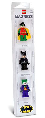 LEGO® Magnet Set, Minifigures Batman - Robin, Catwoman, Joker 851689 Building Kit LEGO®