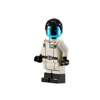 ADMIRAL THRAWN CHROME BLUE Star Wars Custom Printed Lego Minifigure Custom minifigure BigKidBrix