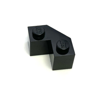 Brick, Modified Facet 2x2, Part# 87620 Part LEGO® Black  