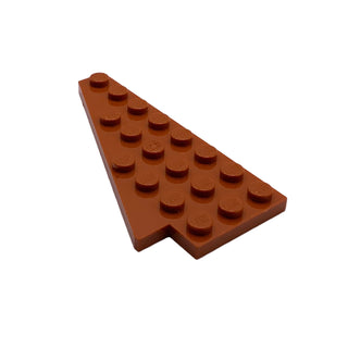 Wedge, Plate 8 x 4 Wing Left, Part# 3933 Part LEGO® Dark Orange Very Good